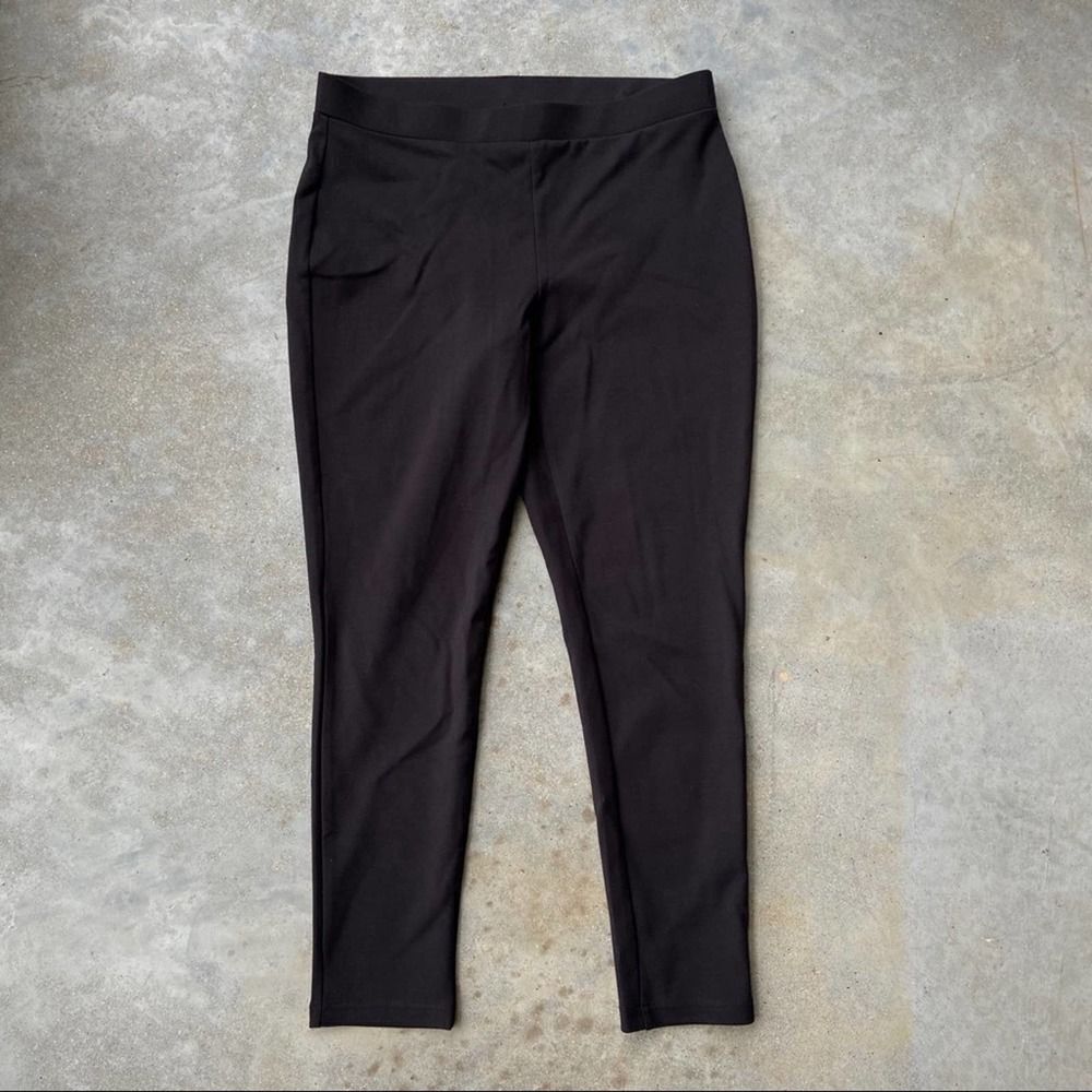 CHICO’S Crop Leggings Black Size Small (4)